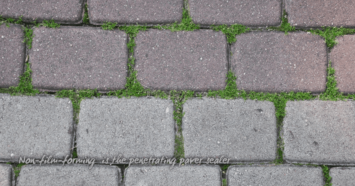 Concrete paver sealer products