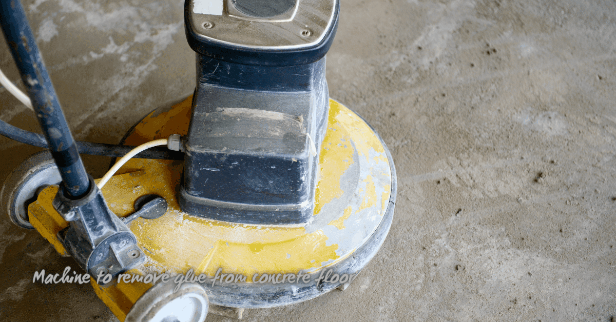 3 ways to remove glue from concrete