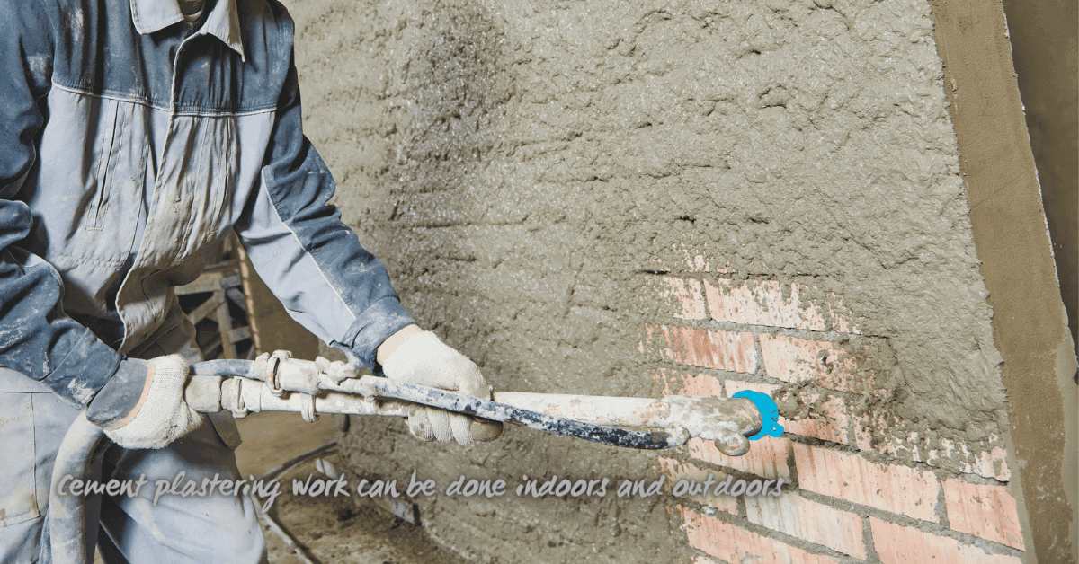 How to plaster a wall with cement plaster