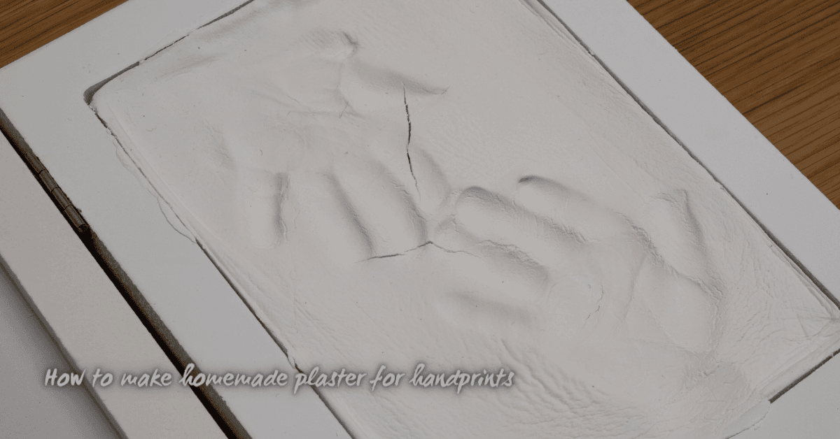 How to make plaster handprints