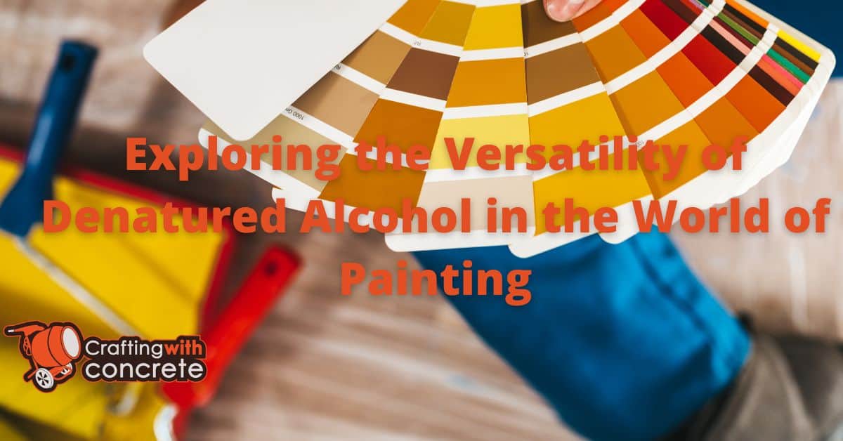 Exploring the Versatility of Denatured Alcohol in the World of Painting