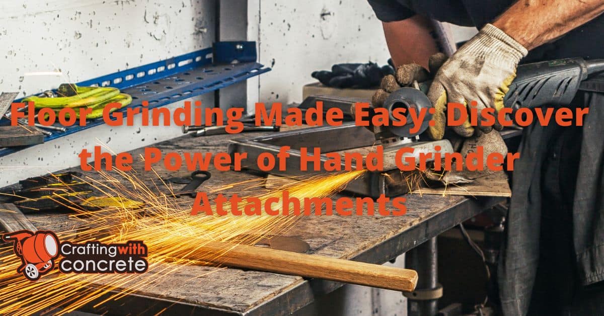 Floor Grinding Made Easy Discover the Power of Hand Grinder
