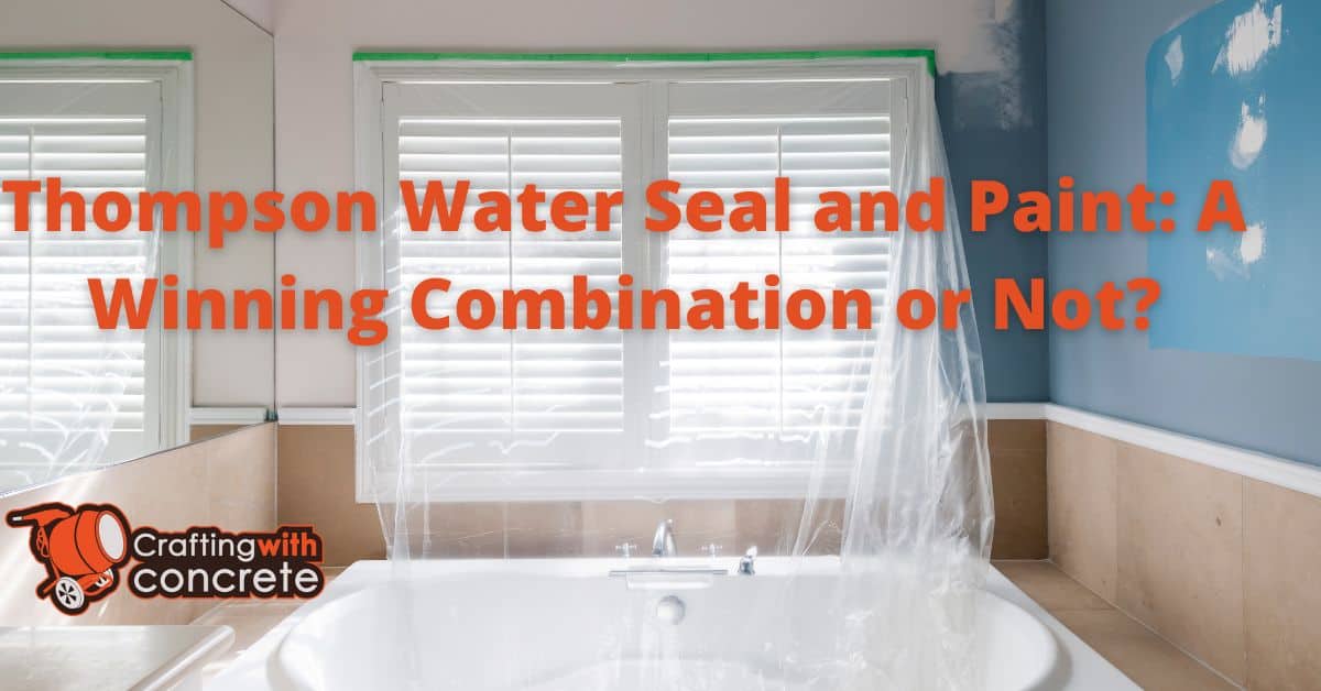 Thompson Water Seal and Paint A Winning Combination or Not