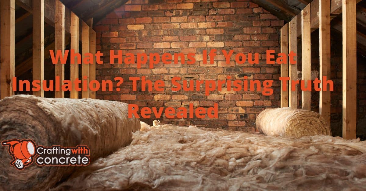 Eating Insulation Risks Health Dangers Unveiled