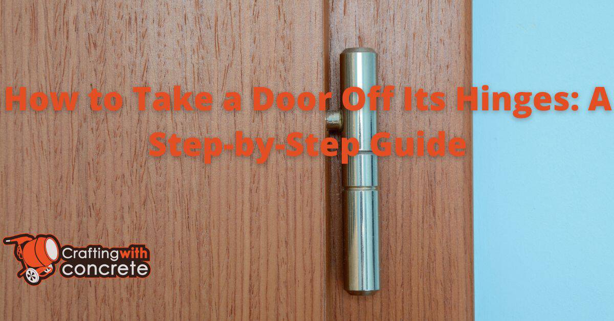 Door Removal Guide Easy Hinge Pin Steps