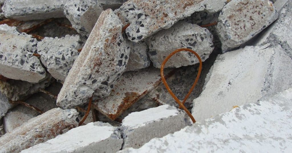 how to dispose of concrete chunks