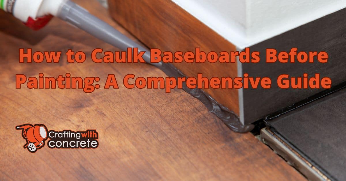 How to caulk baseboards before painting