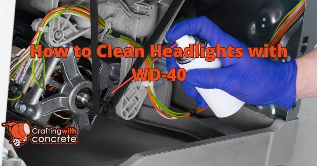 How to clean headlights with wd40