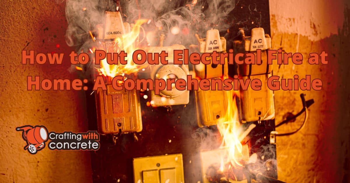 How to put out electrical fire at home