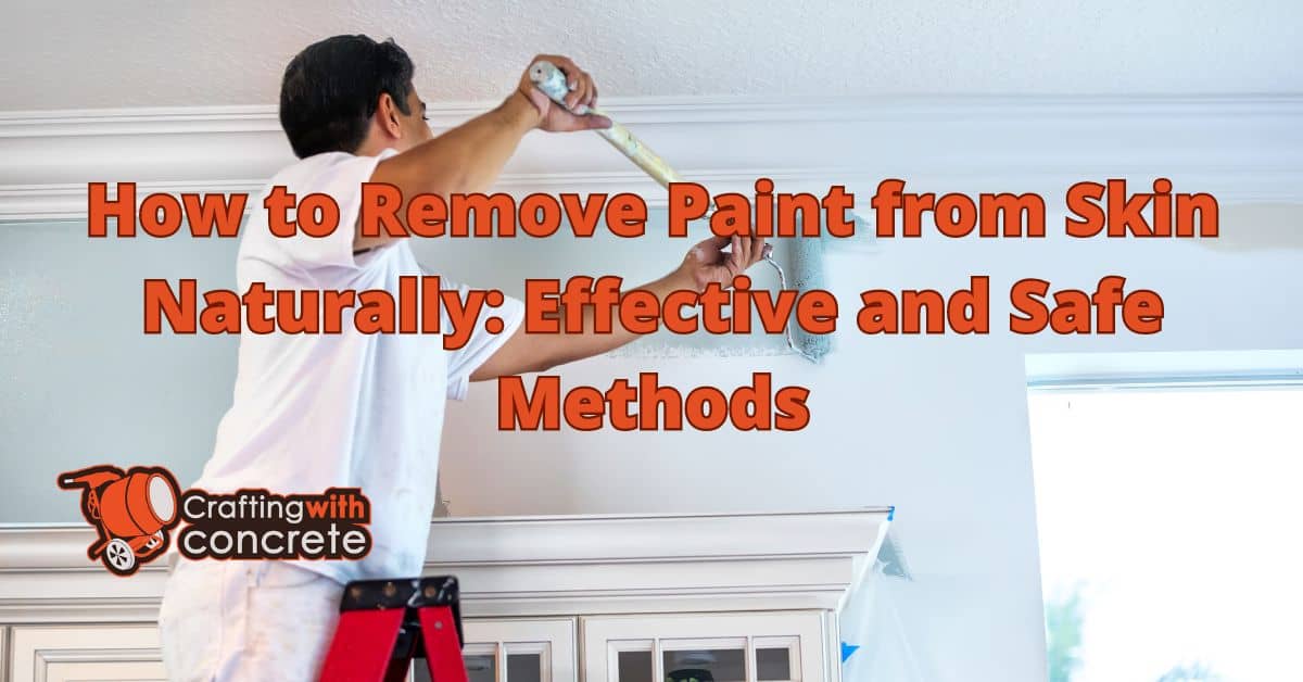 How to remove paint from skin naturally