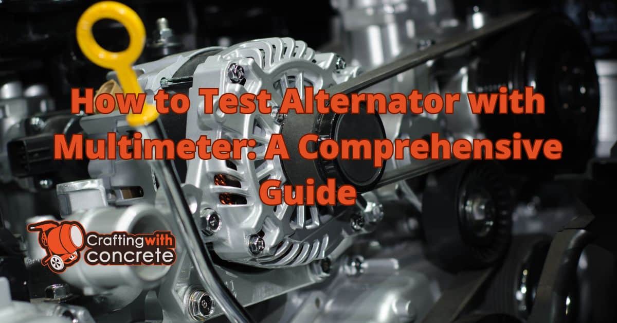 How to test alternator with multimeter - craftingwithconcrete.com