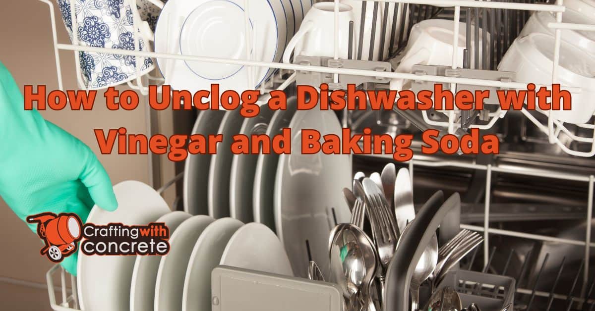 How to unclog a dishwasher with vinegar and baking soda