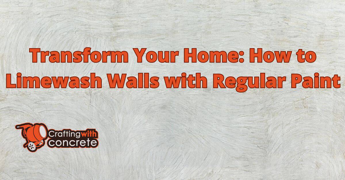 how to limewash walls with regular paint