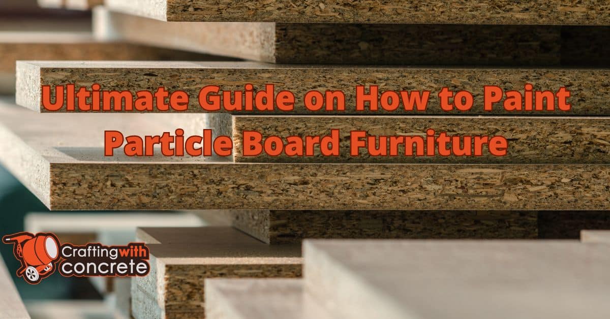 How to paint particle board furniture like pro.