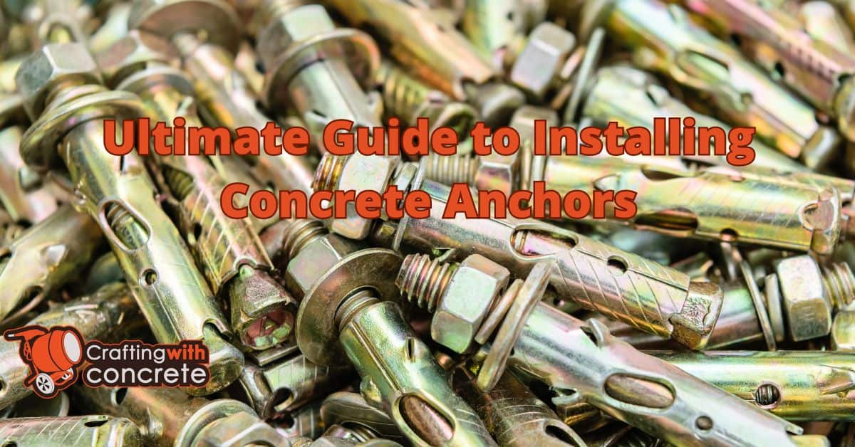 How to install concrete anchors