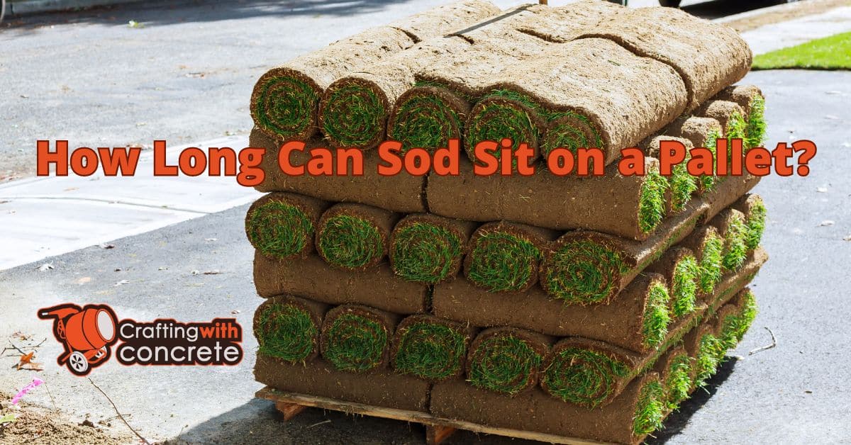 How long can sod sit on a pallet