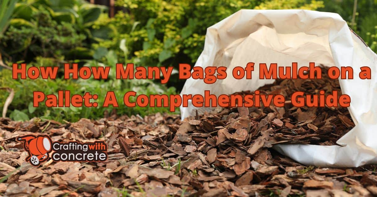 How many bags of mulch on a pallet