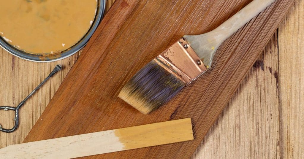 How to clean wood stain off brush - craftingwithconcrete.com