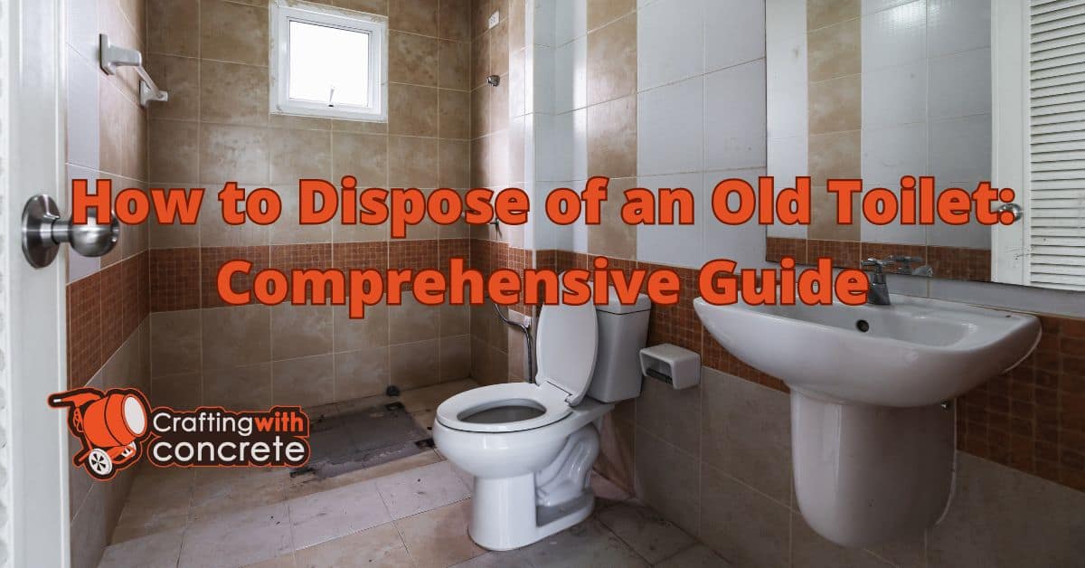 How to dispose of old toilet