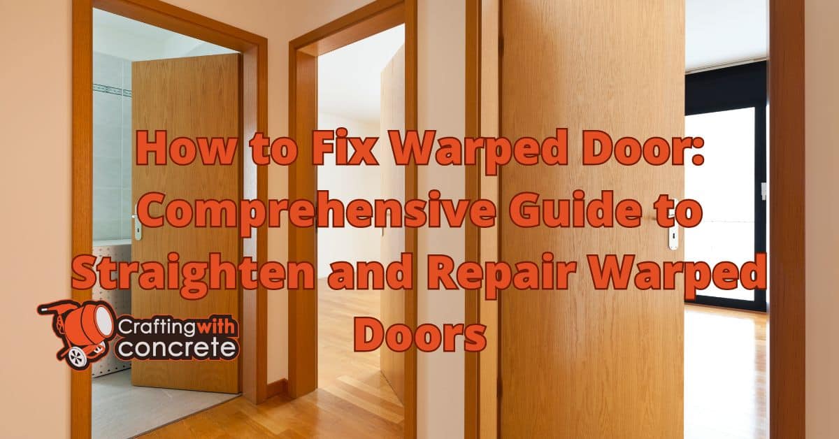 how to fix warped door