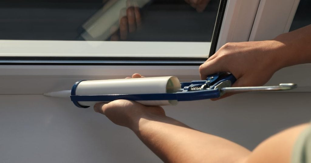 How to get caulk off hands