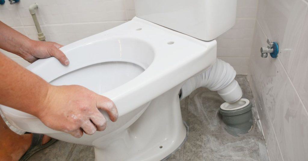 How to measure toilet rough in distance