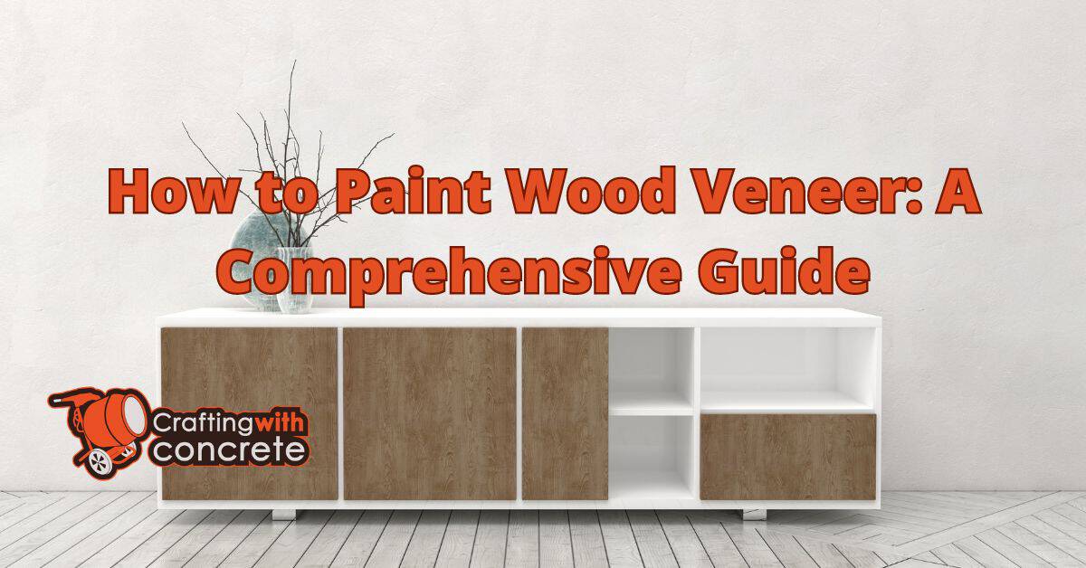 How to paint wood veneer