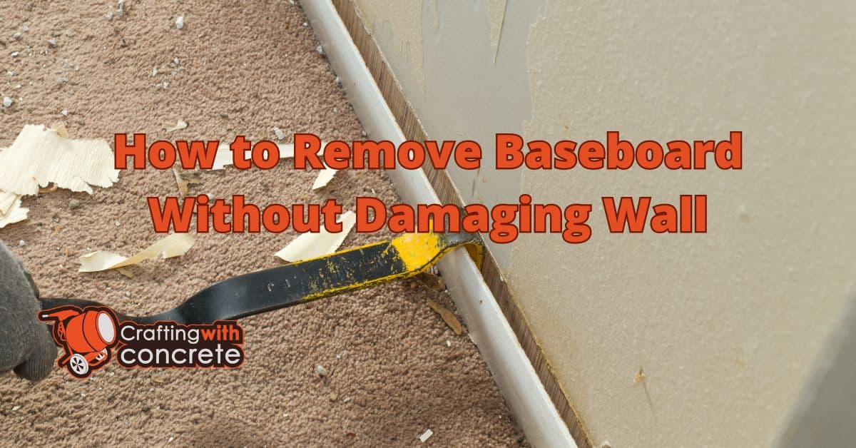 How to remove baseboard without damaging wall