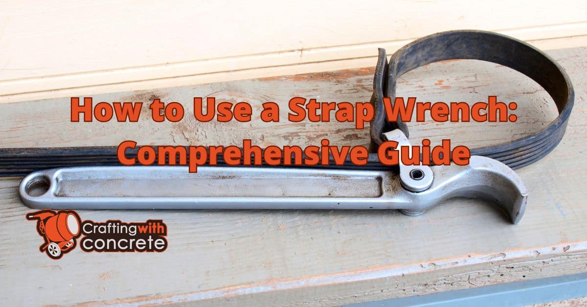 How to use a strap wrench