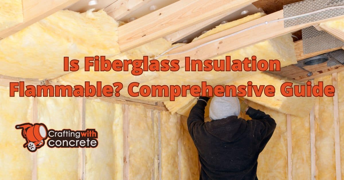 Is fiberglass insulation flammable