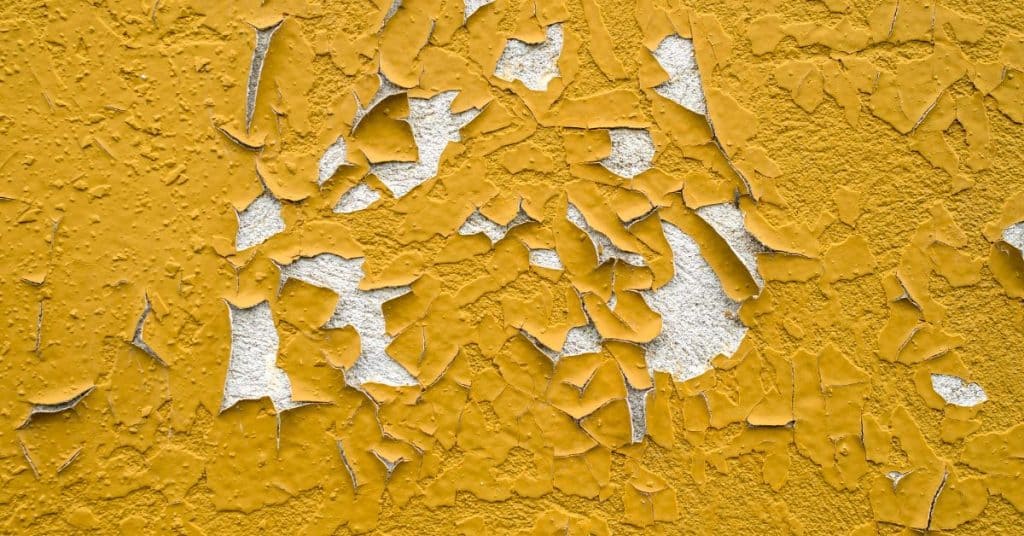 What causes orange peel on paint