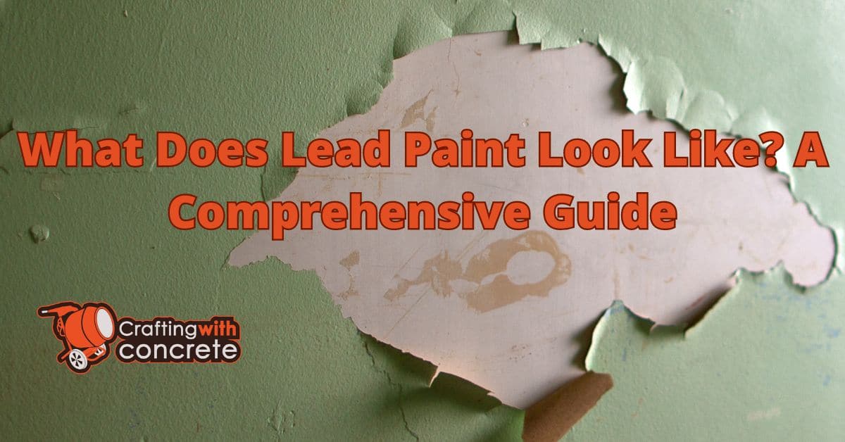 What does lead paint look like