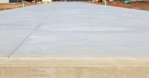 What happens with rain on wet concrete slab - craftingwithconcrete.com