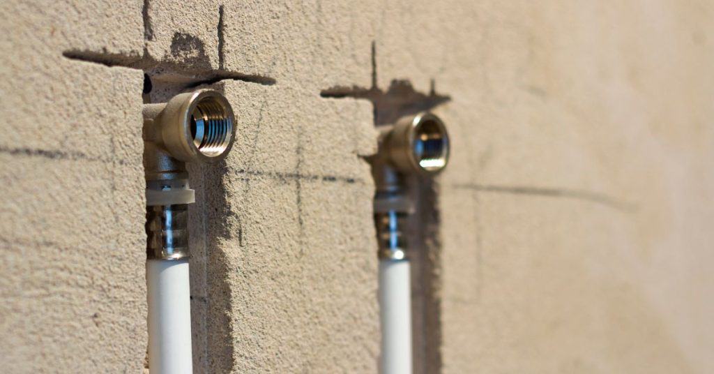 what size pex for shower