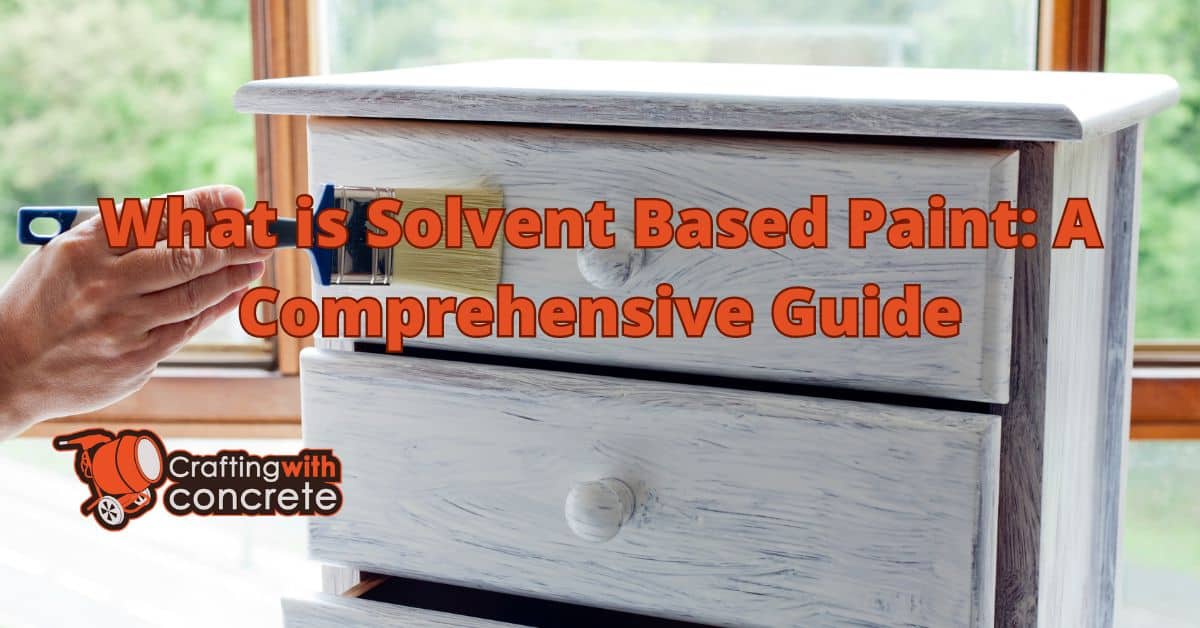 What is solvent based paint