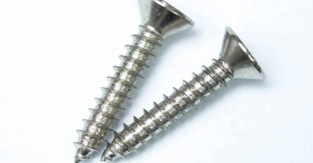 What is a countersunk screw and what is it used for