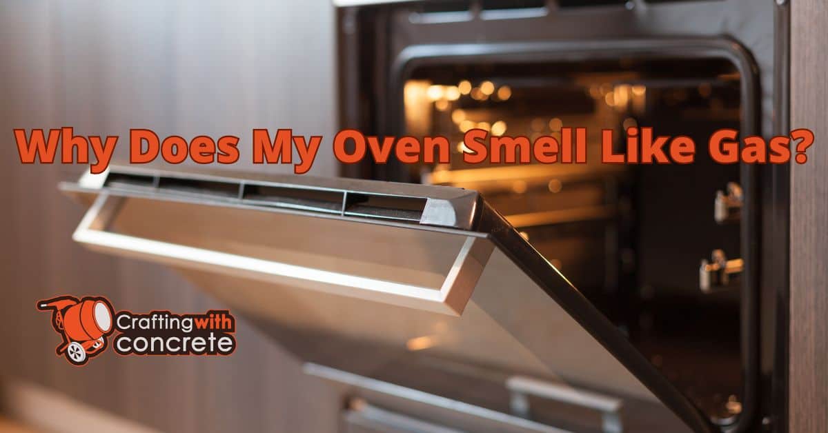 Why does my oven smell like gas