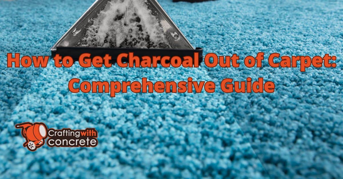 How to get charcoal out of carpet