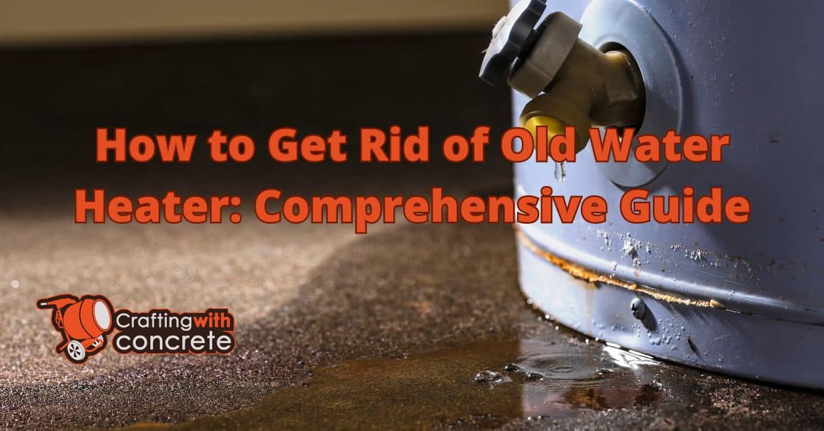 How to get rid of old water heater