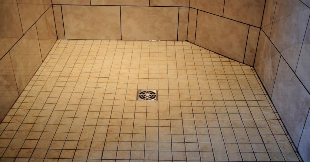 Shower drain pipe frozen