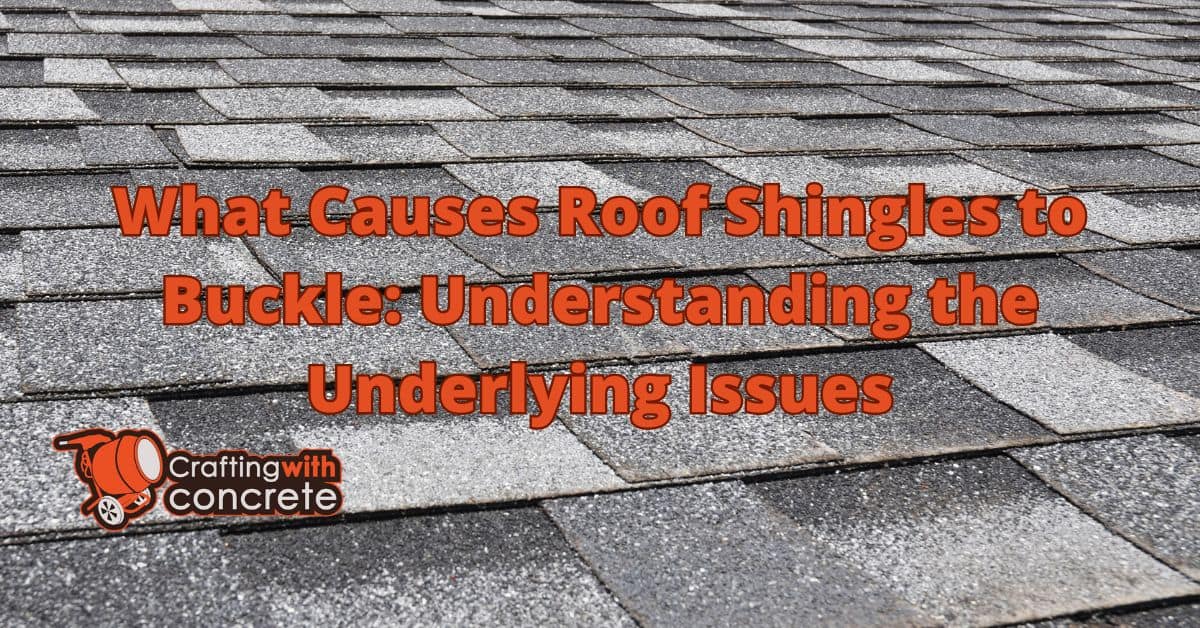 What causes roof shingles to buckle