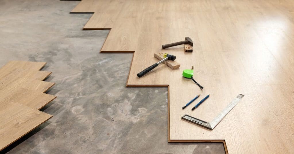 Which direction to lay vinyl plank flooring - craftingwithconcrete.com