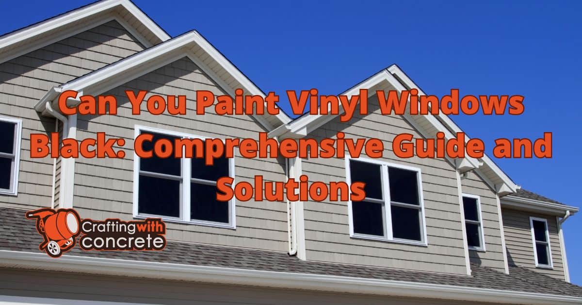 How to Paint Vinyl Windows Black A Complete Guide