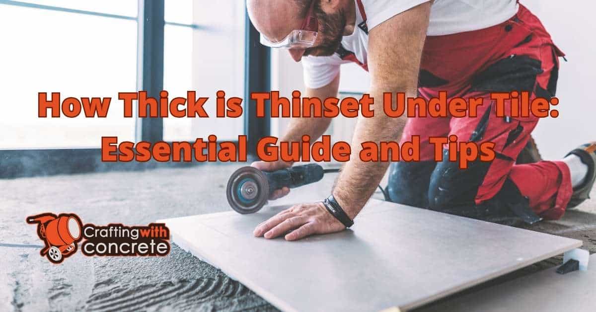 Ideal Thinset Thickness Under Tile A Quick Guide