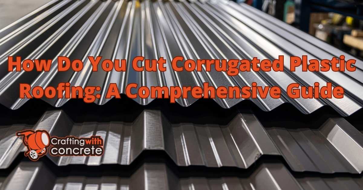 Cutting Corrugated Plastic Roofing Tips