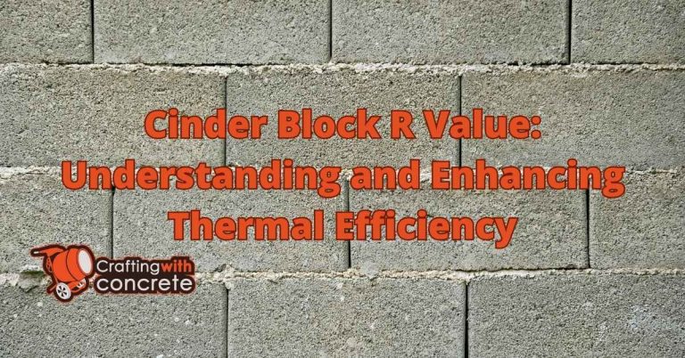 Cinder Block R Value: Insulation Insights - craftingwithconcrete.com