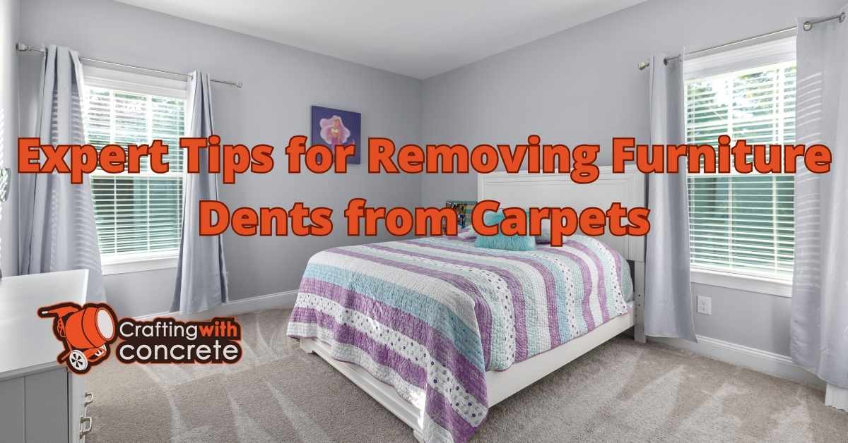 Remove Furniture Marks from Carpet Easily - craftingwithconcrete.com