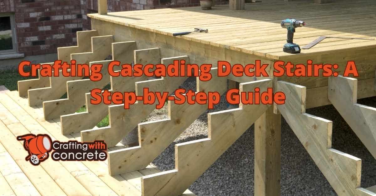 Build Cascading Deck Stairs: Step-by-Step Guide - craftingwithconcrete.com