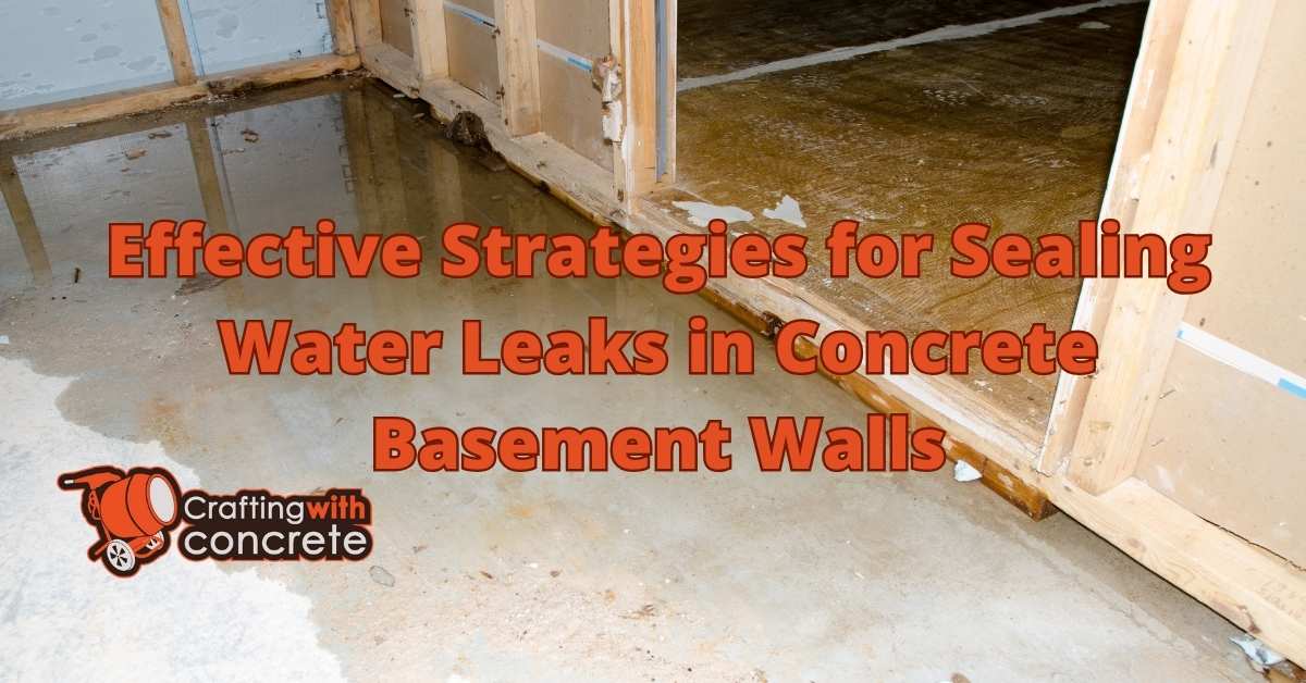 Repairing Water Seepage in Concrete Basement Walls ...
