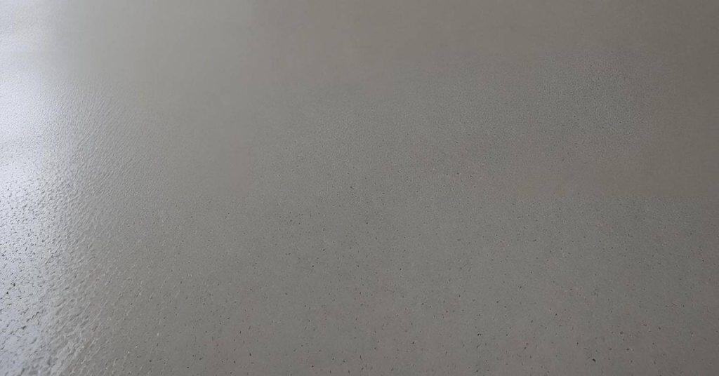 Closeup of smooth fresh gray concrete surface